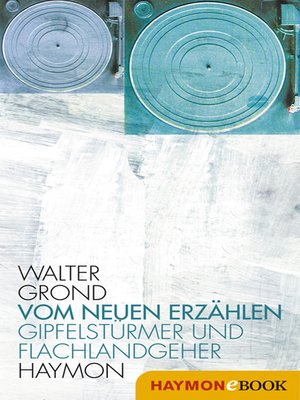 cover image of Vom neuen Erzählen